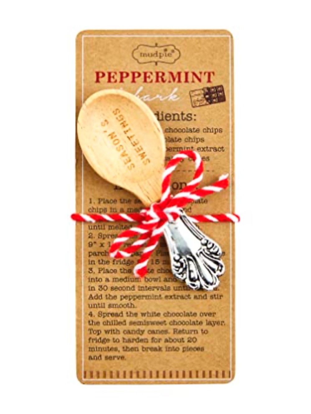 Mud Pie Christmas Candy Scoop, 5 1/2", Seasons